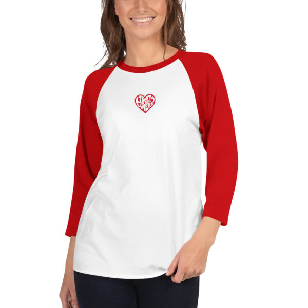 3/4 sleeve raglan shirt - Image 2
