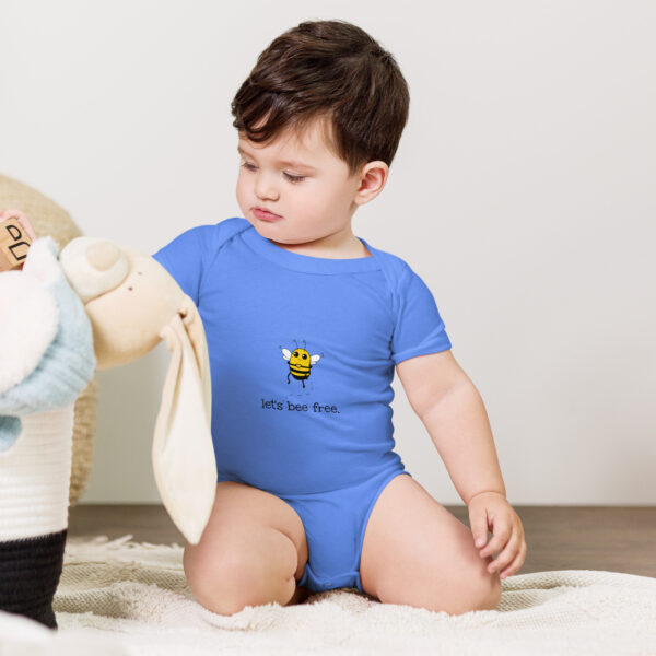 Let's Bee Free short-sleeve onesie - Image 2
